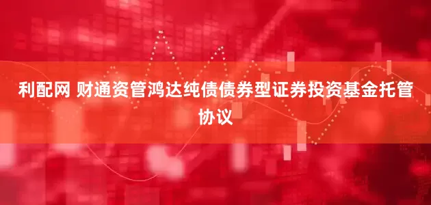 利配网 财通资管鸿达纯债债券型证券投资基金托管协议